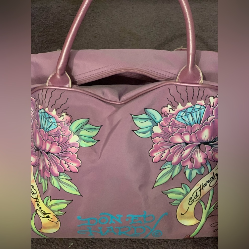 Vintage Ed Hardy Duffle bag